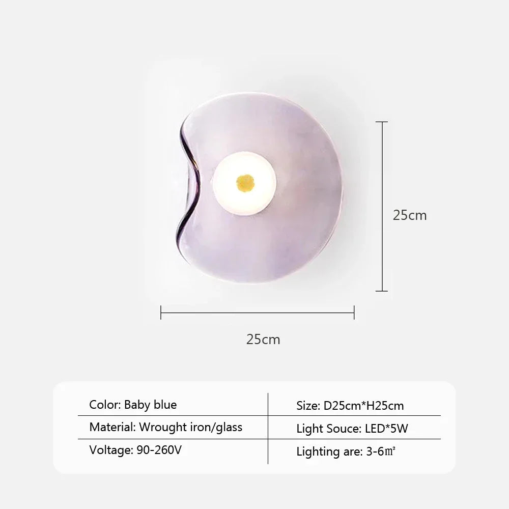 Cobalt Summit - LED Glass Wall Lamp