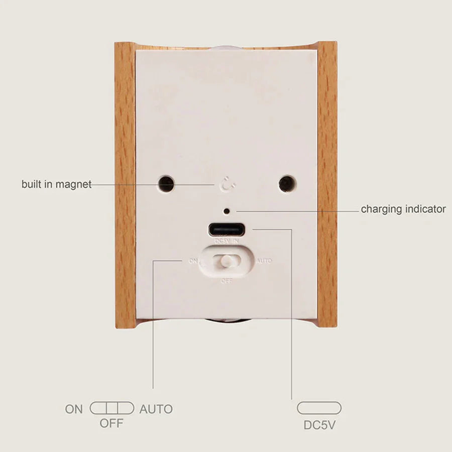 Lunar Willow - Motion Sensor Battery Operated Wall Sconces