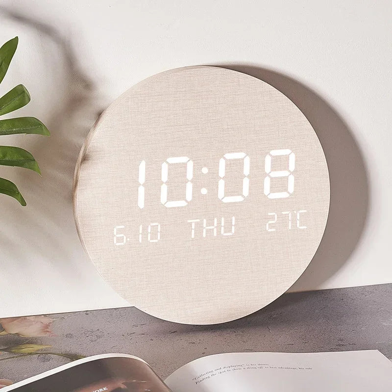 Jules - AuraSphere LED Digital Wall Clock