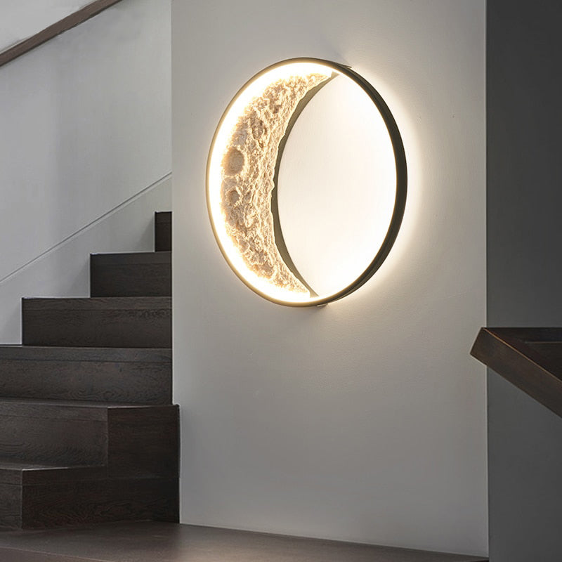 River Loft - Half Moon Modern LED Wall Lamp