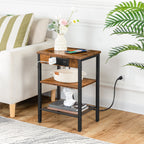 Birch Thicket - Nightstand with Charging Station Small Nightstand