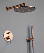 Silver Glade - Wall Mounted Rain Shower Head Set