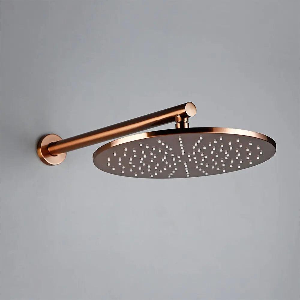 Silver Glade - Wall Mounted Rain Shower Head Set