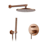 Silver Glade - Wall Mounted Rain Shower Head Set