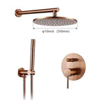 Silver Glade - Wall Mounted Rain Shower Head Set