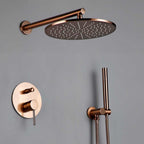 Silver Glade - Wall Mounted Rain Shower Head Set