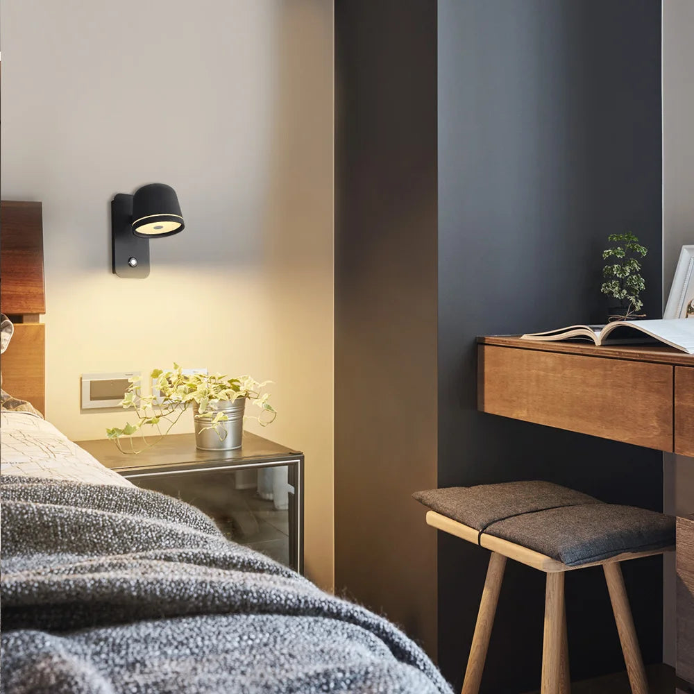 Juniper Kettle - LED Dimmable Wall Lamp with Switch