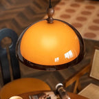 Solis - Amber Glow Dome Pendant Light