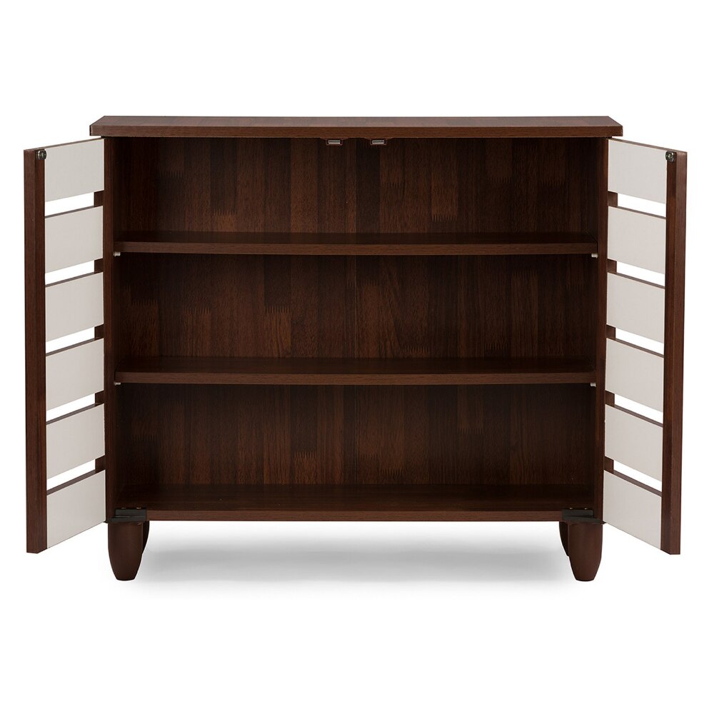 Nordic Fern Brook - Nordic Shoe Storage Cabinet Wooden Shoe Cabinet Entryway