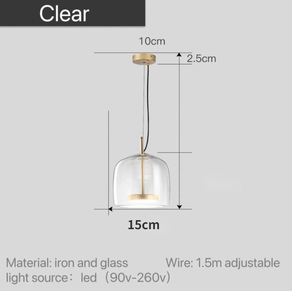 Maple Stone - Modern Nordic Glass Pendant Light