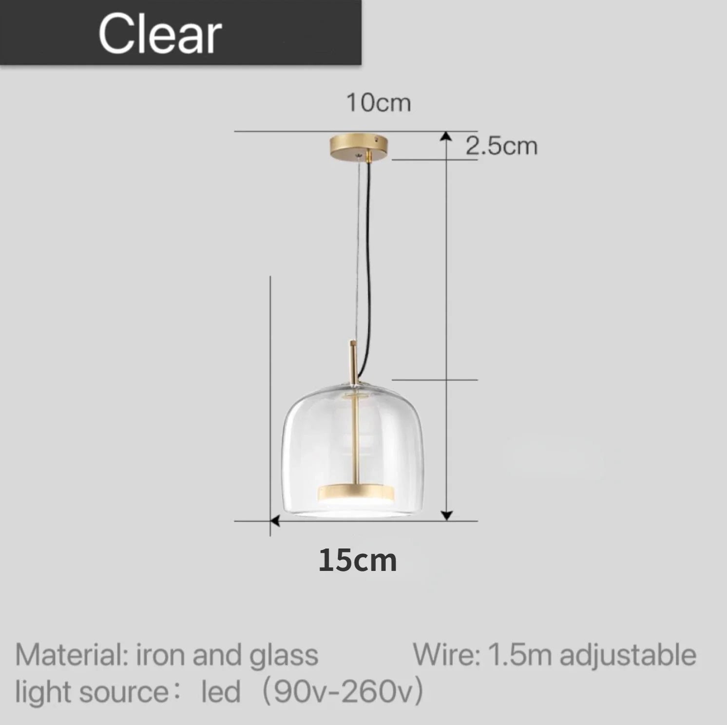 Maple Stone - Modern Nordic Glass Pendant Light