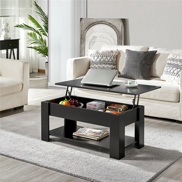 Ivory Kettle - Lift Top Coffee Table with Storage Square Coffee Table with Storage