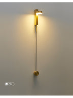 Harbor Spruce - Gold Wall Lamp with Dimmer Switch