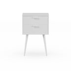 Stone Sky - Mid Century Modern Nightstand Small Bedside Table