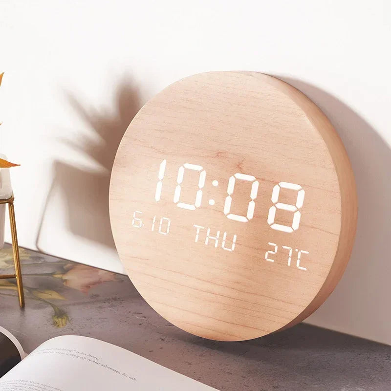 Jules - AuraSphere LED Digital Wall Clock