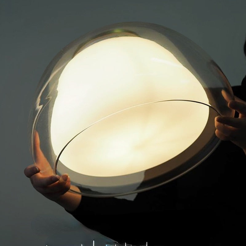 Sand Lily - Jelly Globe Pendant Light Modern Pendant Light Dome Pendant Light