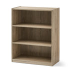 Seafoam Kettle Studio - Living Room Shelves Wood Storage Shelves Three Tier Shelf