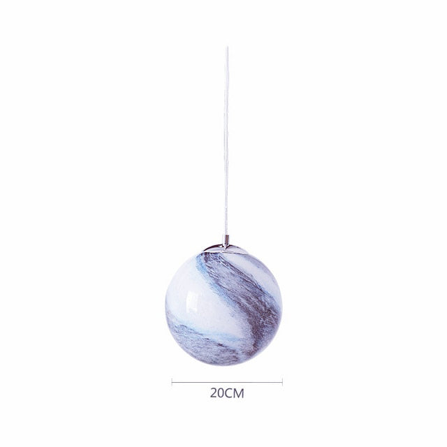 Coastal Loft - Childrens Lighting Planet Pendant Light Nursery Lamp