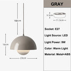 Seafoam Bay – Bauhaus Pendant Light Flowerpot