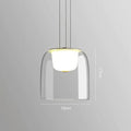 Seafoam Haven – Modern Glass Pendant LED Hanging Light Fixture