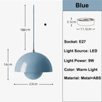 Seafoam Bay – Bauhaus Pendant Light Flowerpot