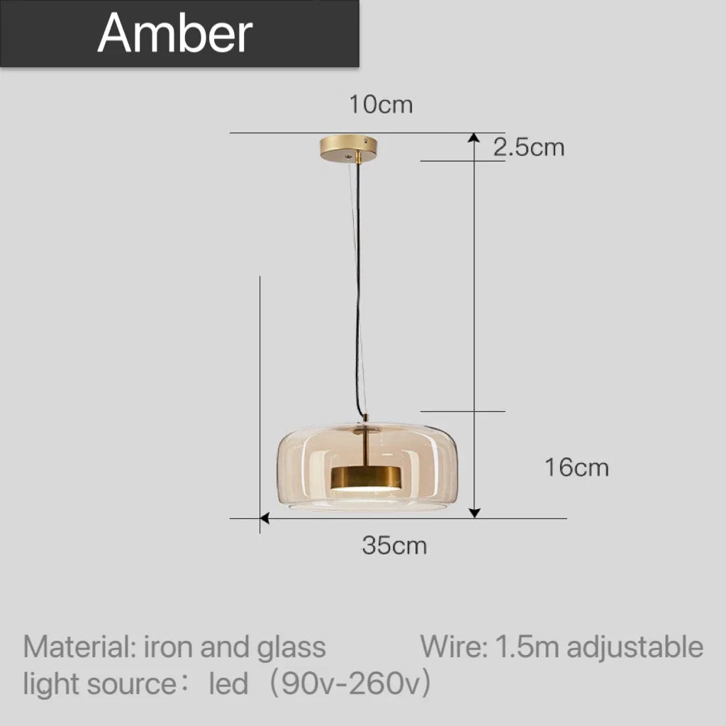 Maple Stone - Modern Nordic Glass Pendant Light