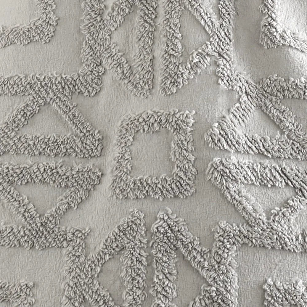 Caspia - 3-piece Chenille Duvet Cover Set