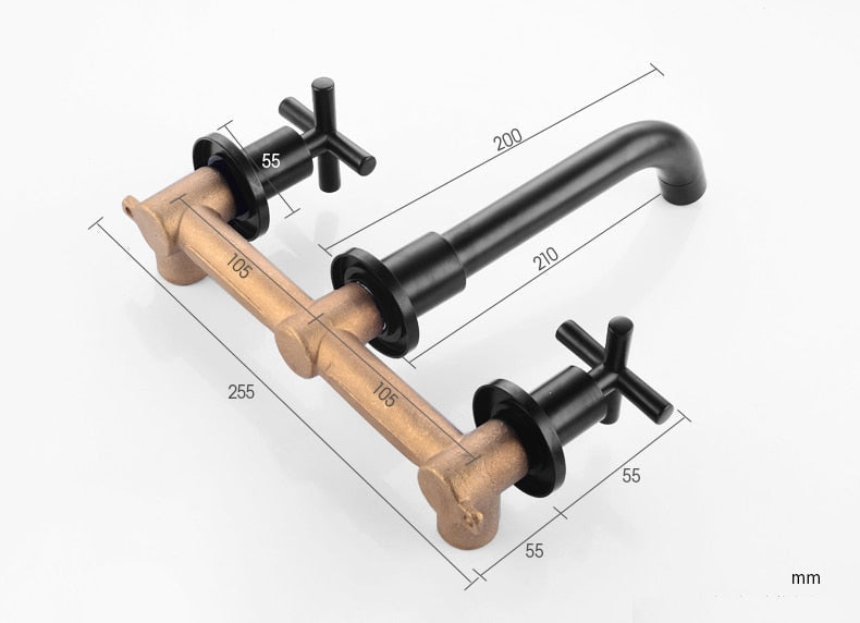 Misty Wave - Two Handle Bathroom Faucet