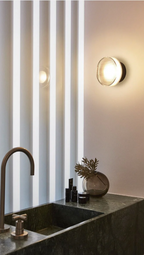 Silver Field - Dome Wall / Ceiling Light