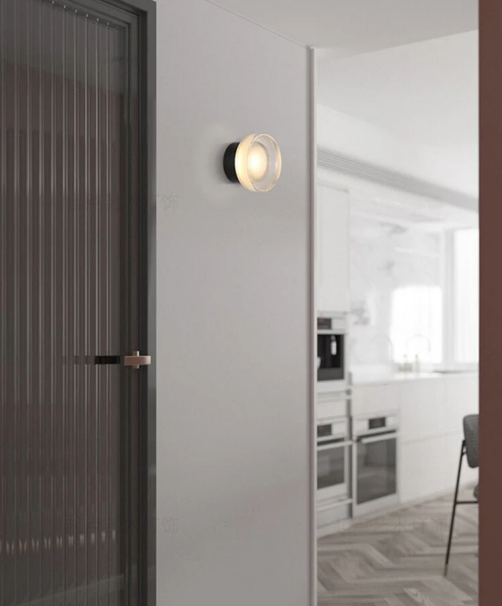 Silver Field - Dome Wall / Ceiling Light