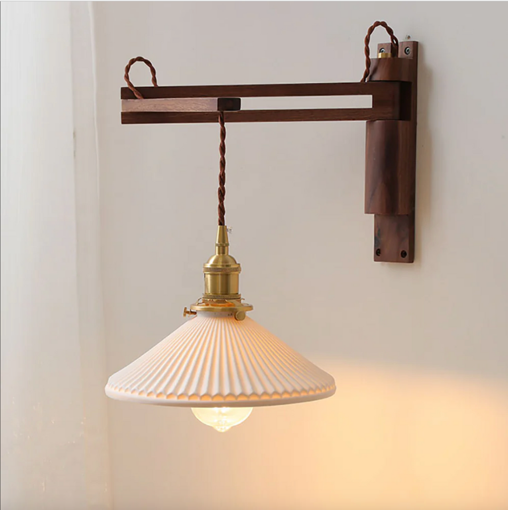 Drift Haven – Adjustable Wood Wall Light