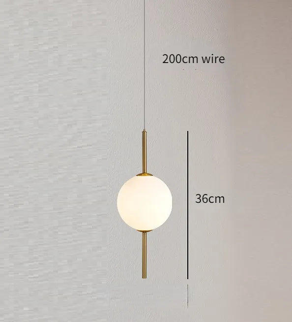 Serene Pearl - Modern Glass Pendant Lights Pendant Lights for Bedroom