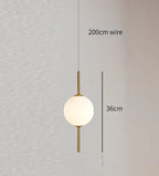 Serene Pearl - Modern Glass Pendant Lights Pendant Lights for Bedroom