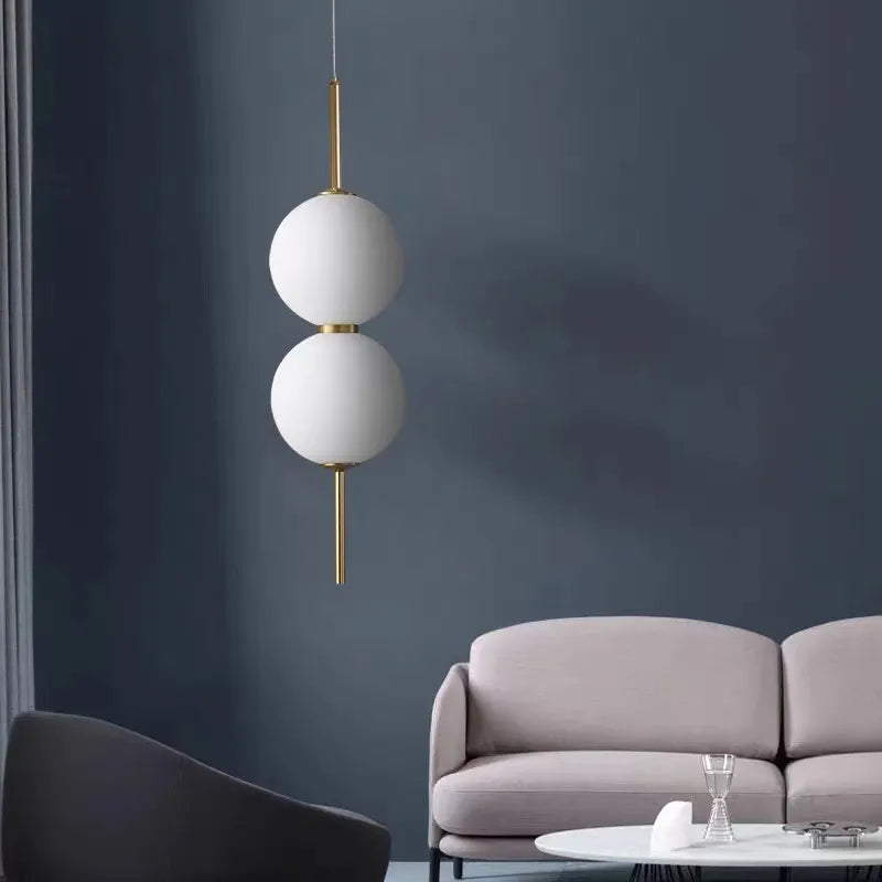 Serene Pearl - Modern Glass Pendant Lights Pendant Lights for Bedroom