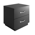 Linen Atlas - Black Nightstand Black Furniture Nightstand Small Bedside Table