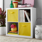 Silent Velvet - Cube Drawer Organizer Cubicle Storage Wood Shelves