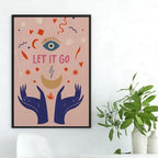 Linden - Abstract Eye Quotes Canvas Art