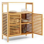 Modern River - Bamboo Wood Storage Cabinets Bathroom Cabinets