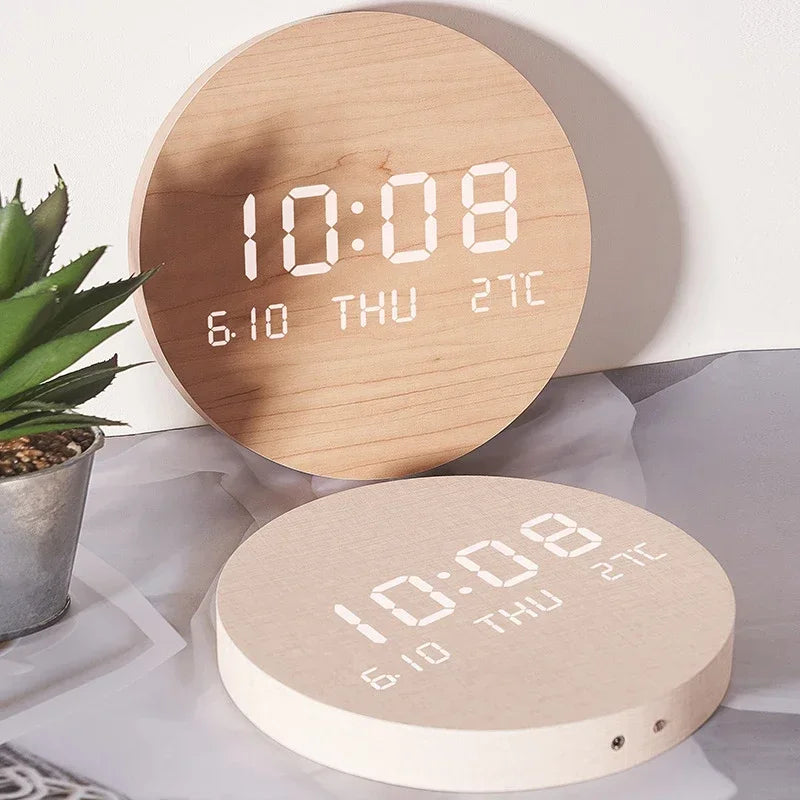 Jules - AuraSphere LED Digital Wall Clock