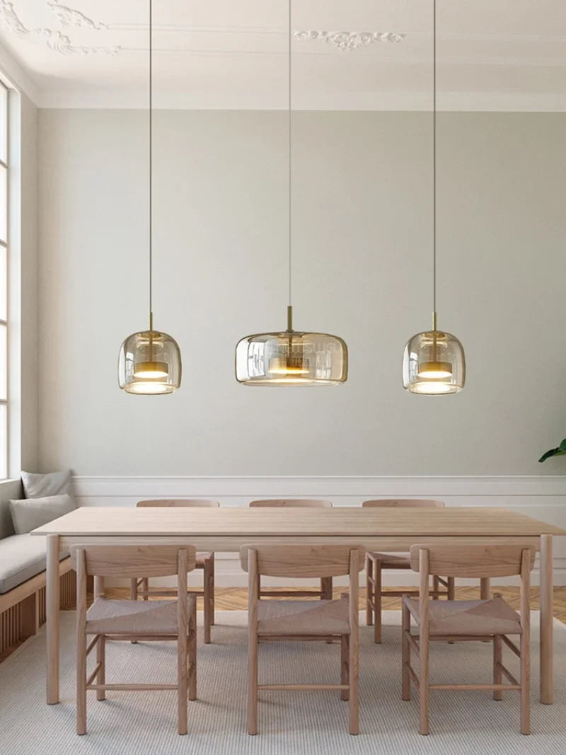 Maple Stone - Modern Nordic Glass Pendant Light
