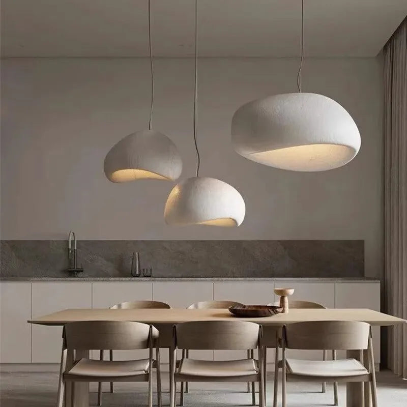 Modern Stone - Minimalist Hanging Pendant Light Fixture