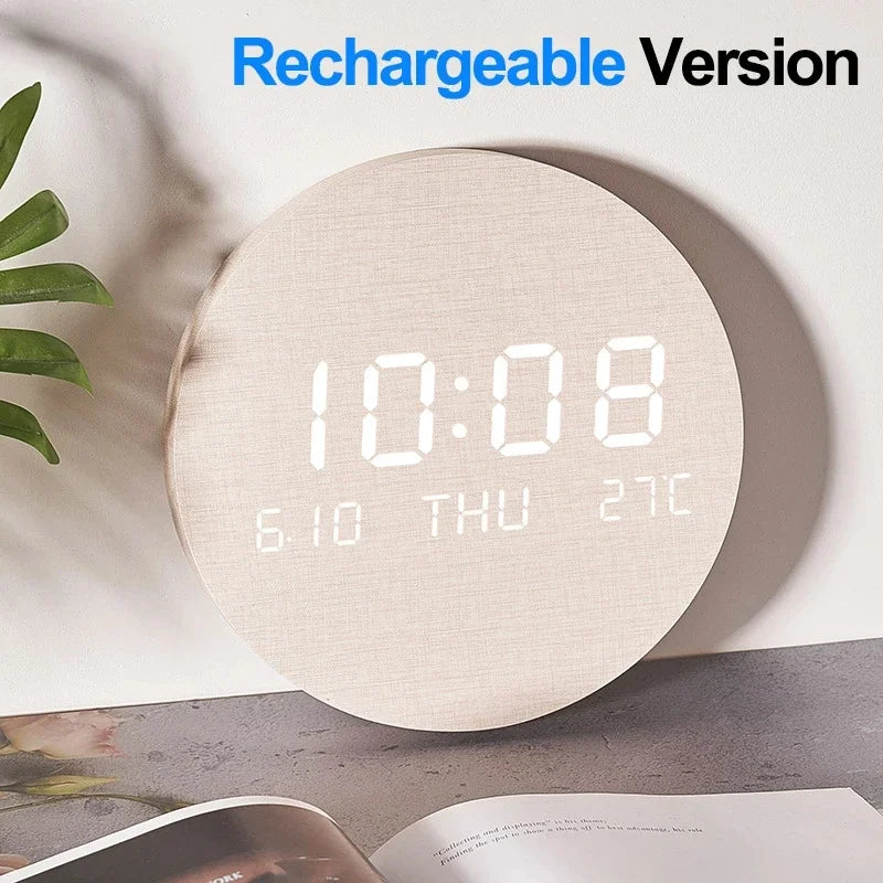 Jules - AuraSphere LED Digital Wall Clock