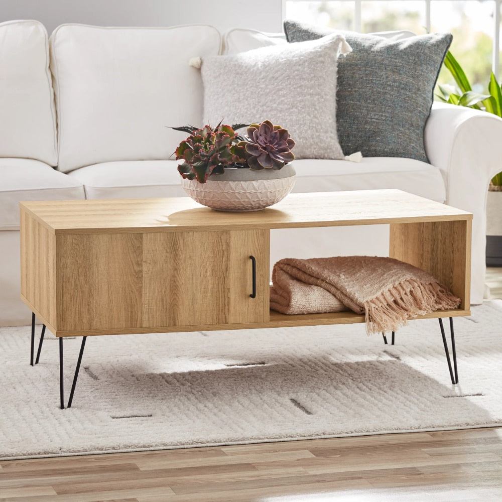 River Harbour - Modern Wood Coffee Table with Storage Square Coffee table with Storage