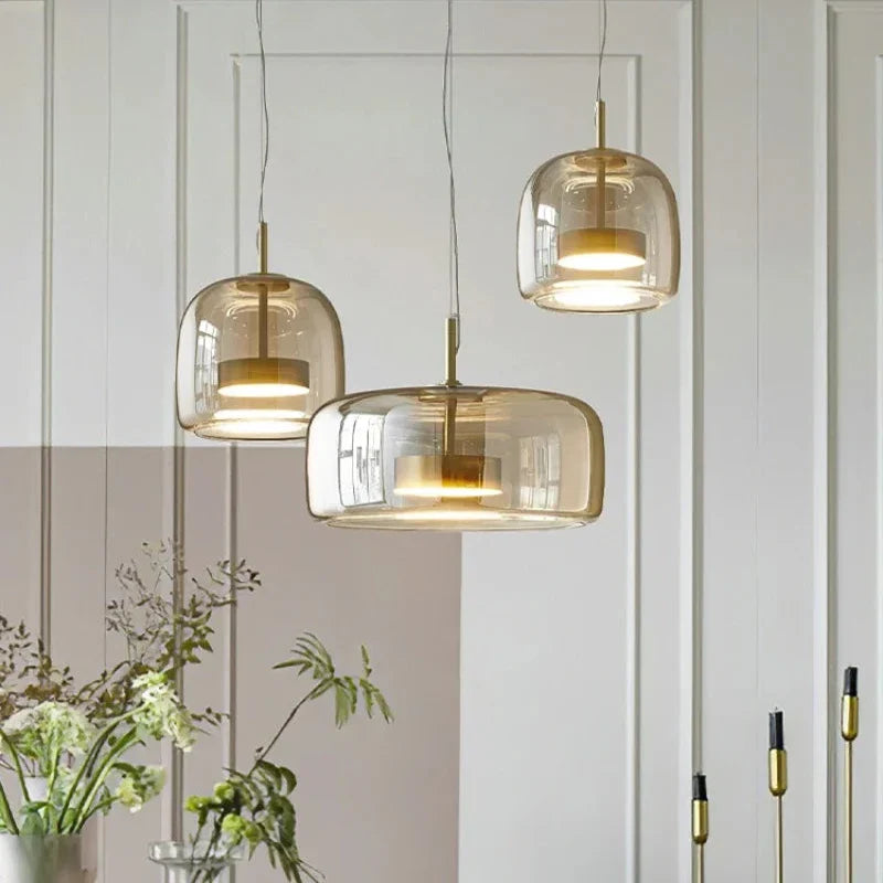 Maple Stone - Modern Nordic Glass Pendant Light