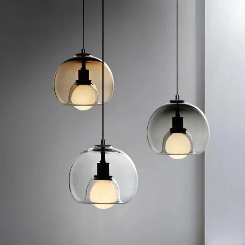 Ivory Field - Modern Glass Pendant Light