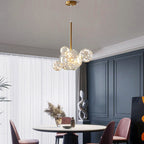 Summer Ivory Hearth LED Chandelier Glass Pendant Lights