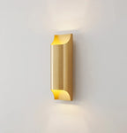 Meadow Hearth - Modern Brass LED Wall Lamp Foyer