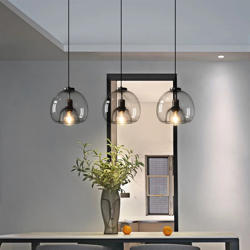 Ivory Field - Modern Glass Pendant Light