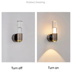 Cobalt Crescent Cedar - Nordic Bedside Wall Light Rotatable