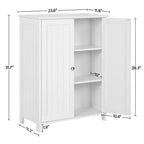 Pine Opal - Wooden Double Door Bathroom Floor Cabinet